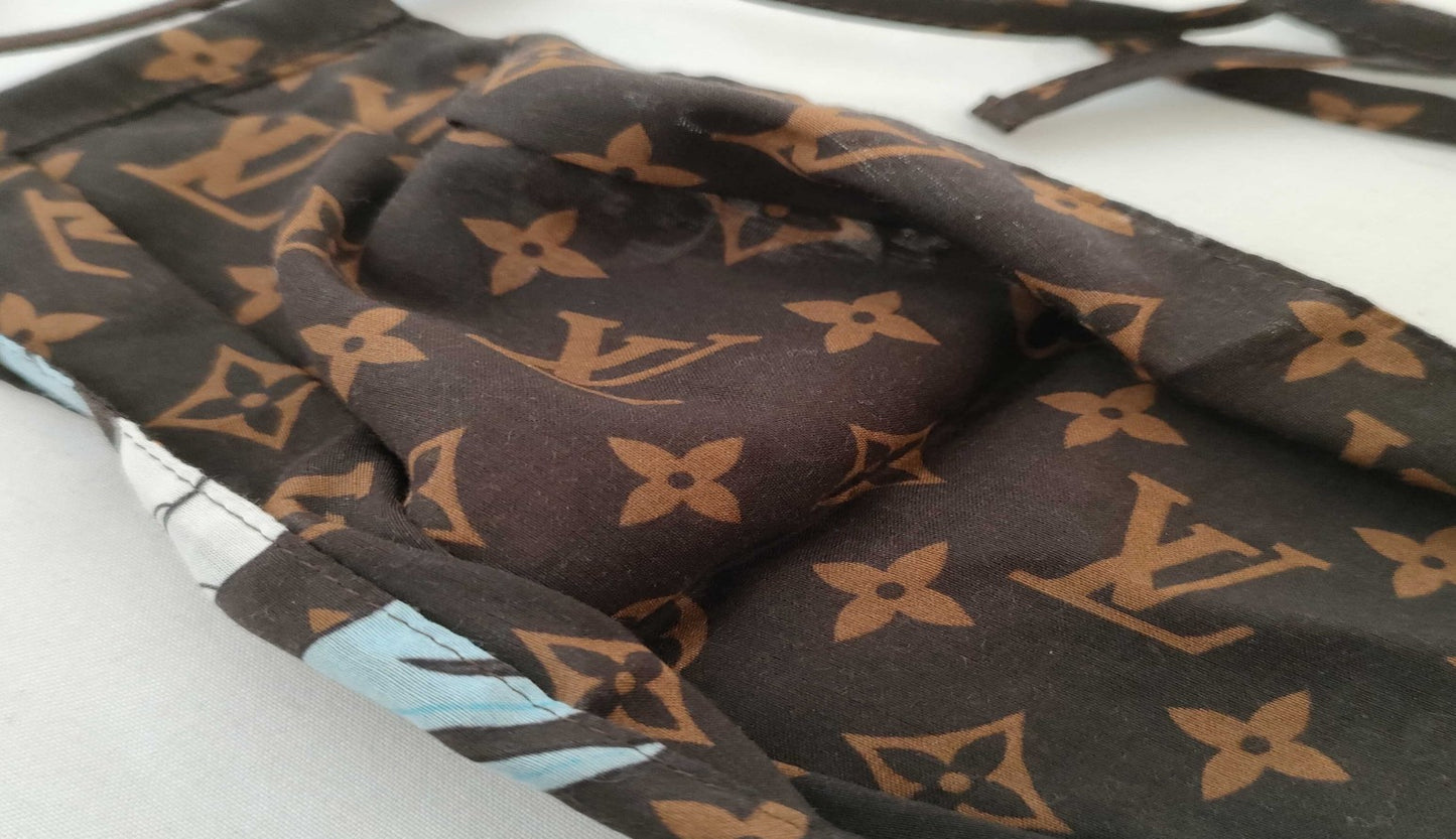 Louis Vuitton Monogram Face Mask MP2954 Vivienne Italy Adjustable Authentic