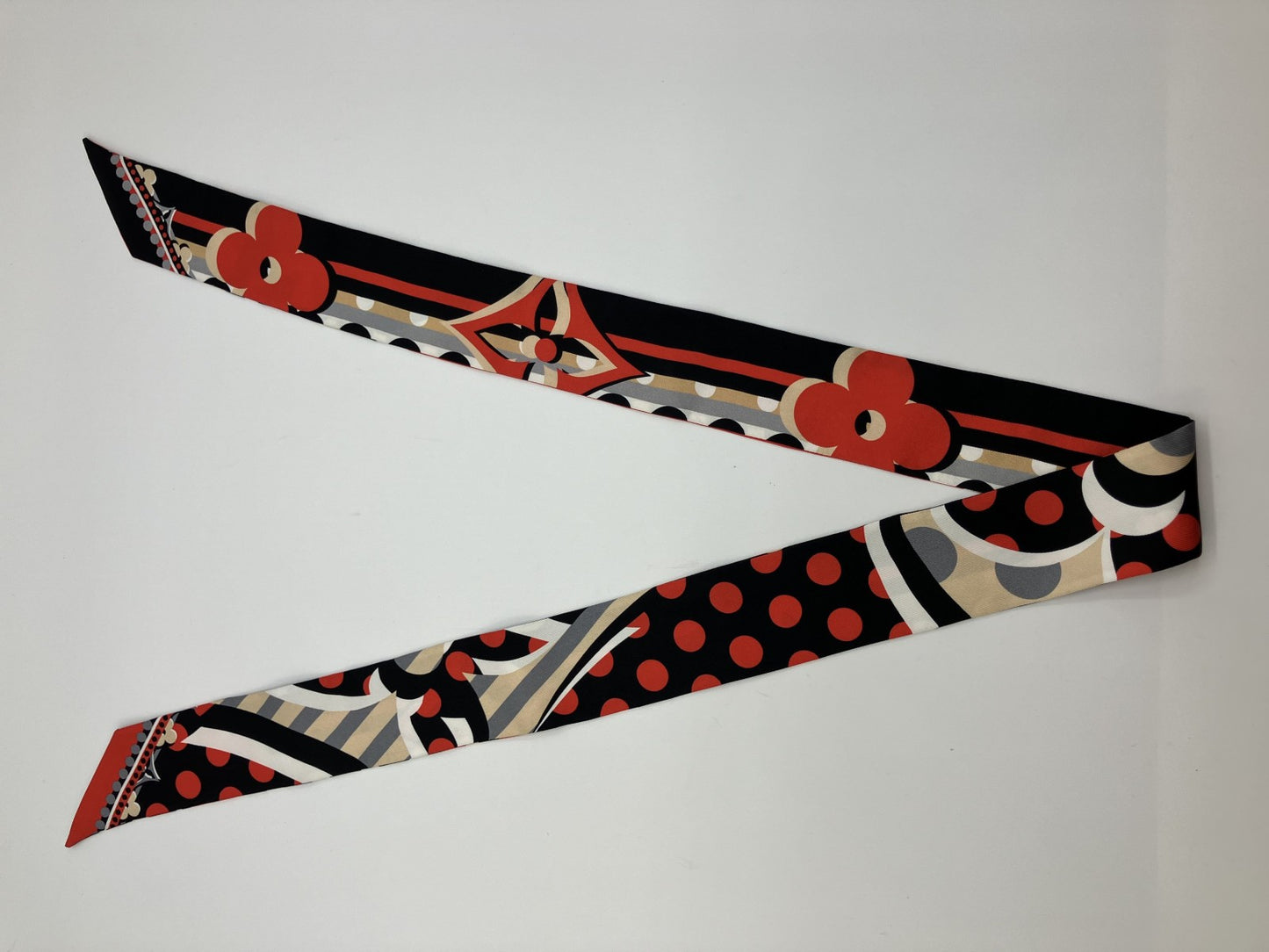 Louis Vuitton M76187 Bandeau BB Pop Monogram Scarf Silk 120 x 5 cm