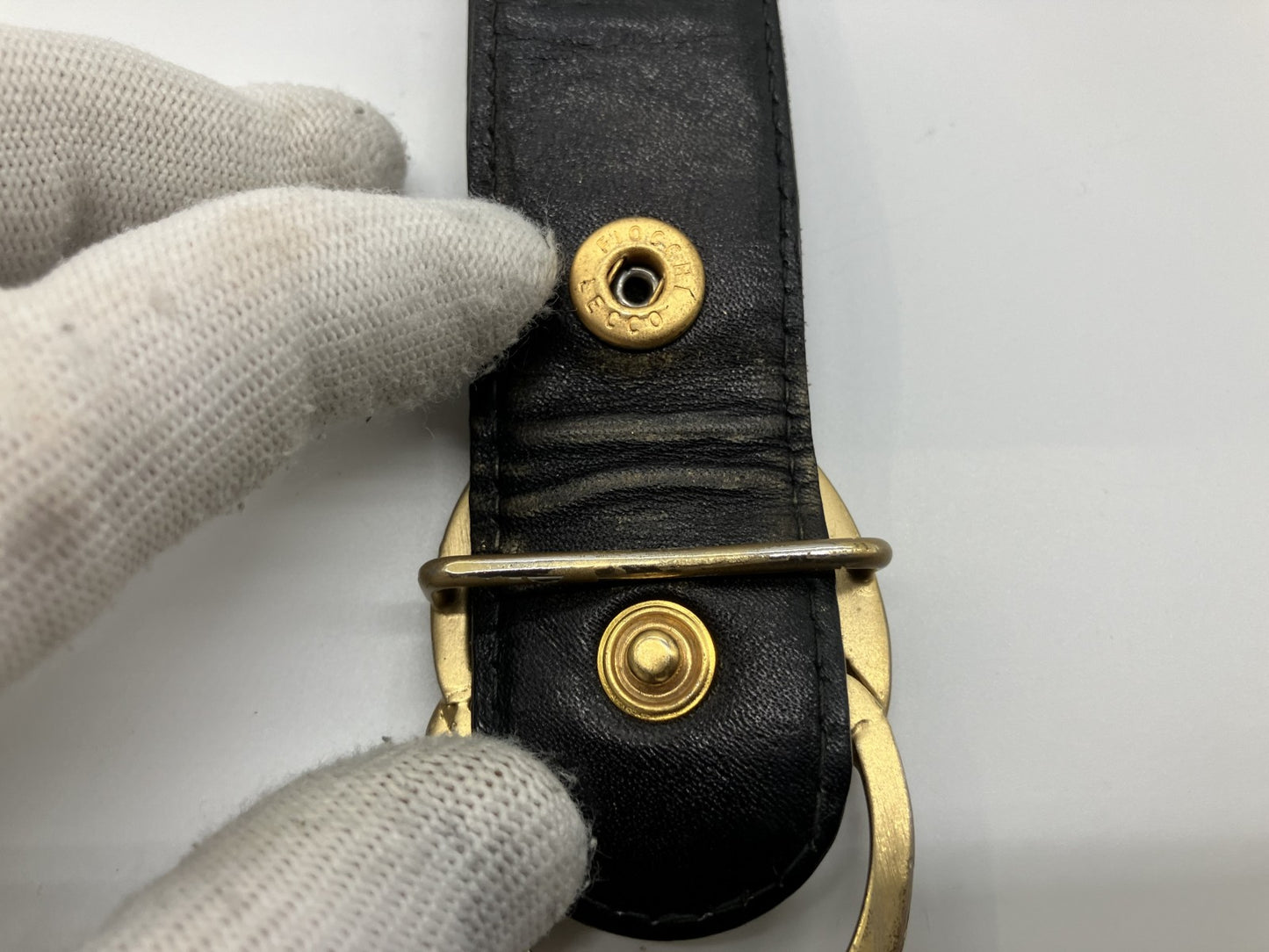 Gucci belt, black and gold, total length approx. 78cm, free shipping 