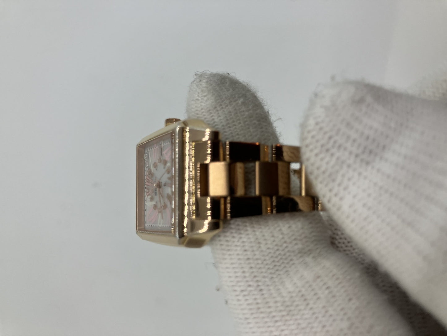 SEIKO LUKIO LUKIA 1B22-0AL0 electric wave solar wristwatch gold