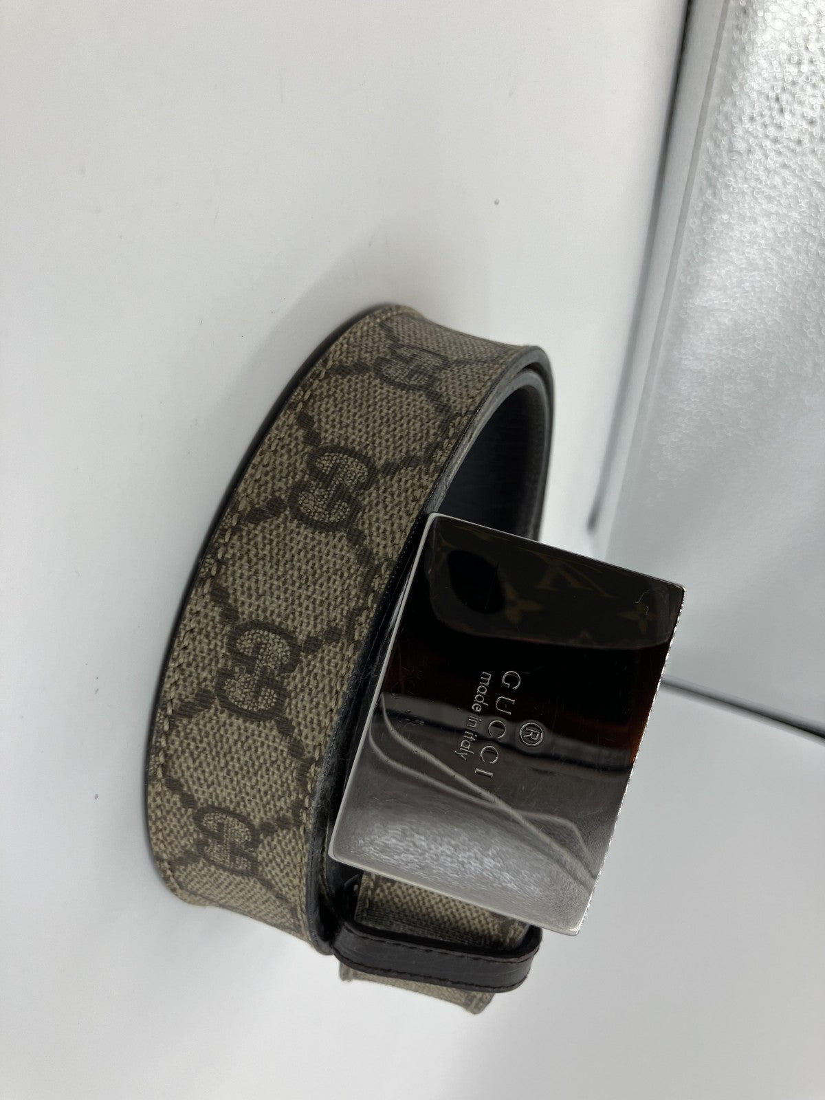 Gucci Belt GG Supreme Total length 91cm Width 3cm Free shipping 