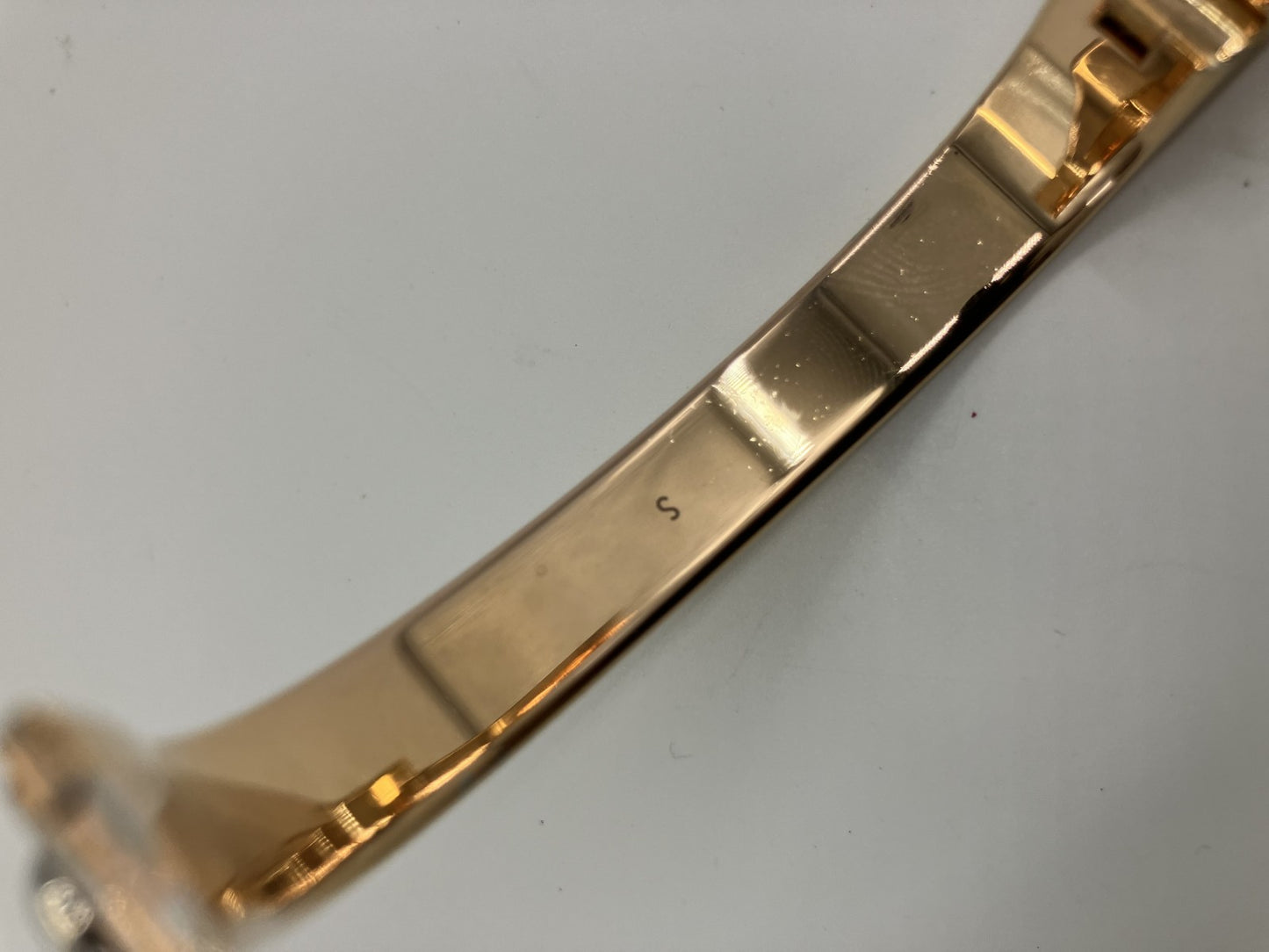 ＬＯＵＩＳ ＶＵＩＴＴＯＮ ルイ ヴィトン カフ・ナノグラム Ｓ腕周り１６．５ｃｍ ブレスレット・バングル ゴールド