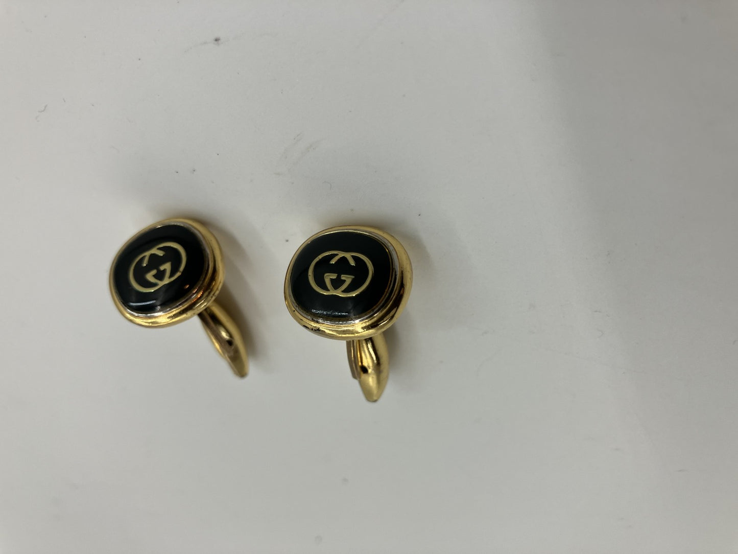 Gucci Cufflinks Gold & Black