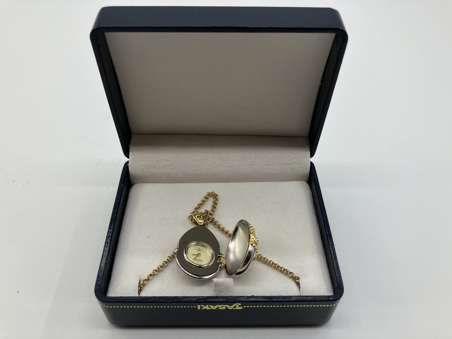TASAKI Egg 1E20-2180 1P pearl pendant watch, case width 23mm, chain 60cm, with box,