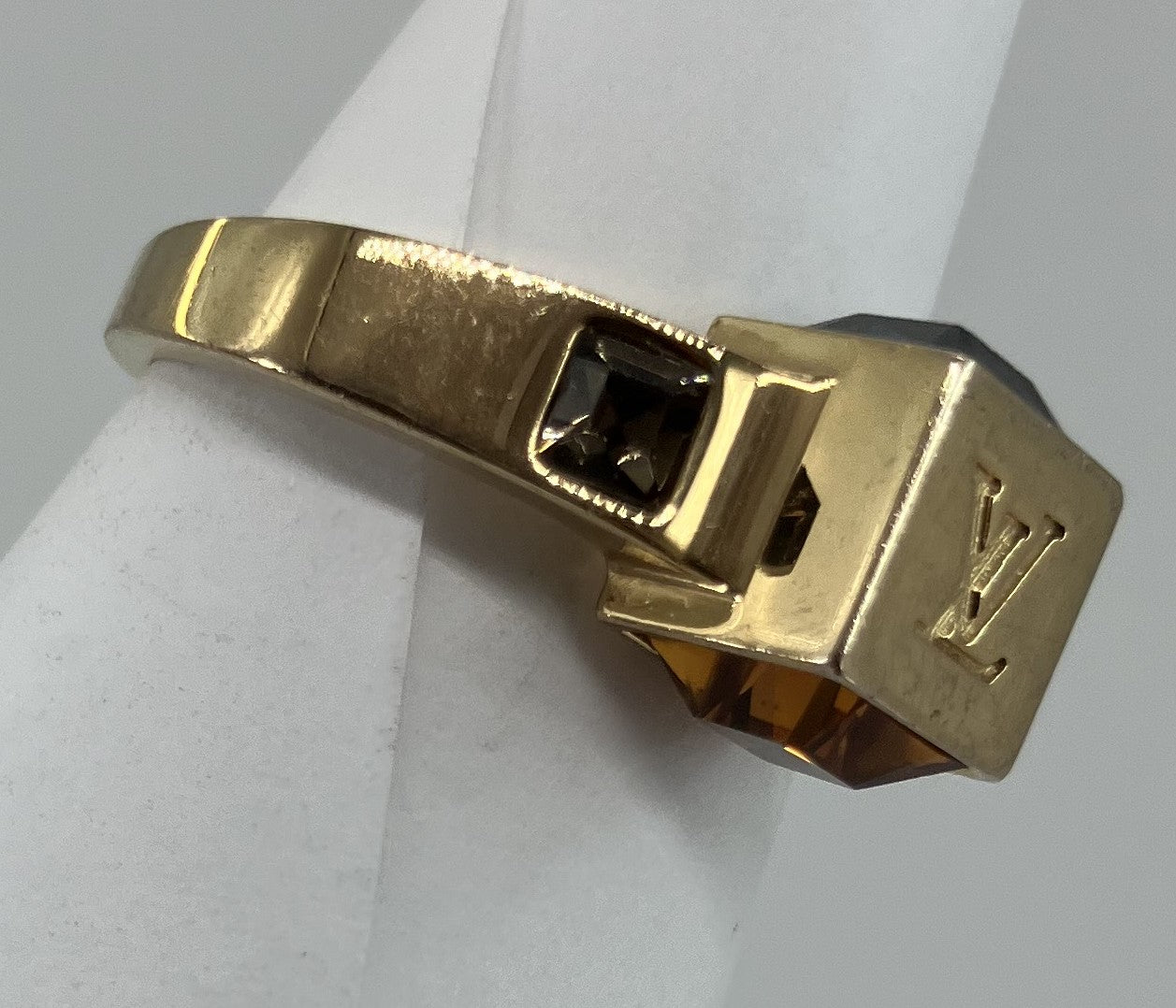 LOUIS VUITTON Burg Gamble Size L (JP 16) (US 8.5 )(56) M67007 Gold Ring