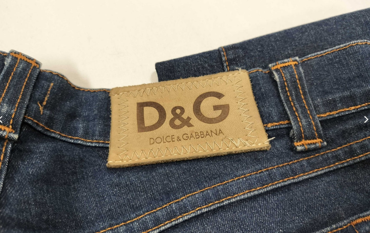 Dolce & Gabbana D&G Denim Jeans Blue Slim Stretch Size 26 Women's