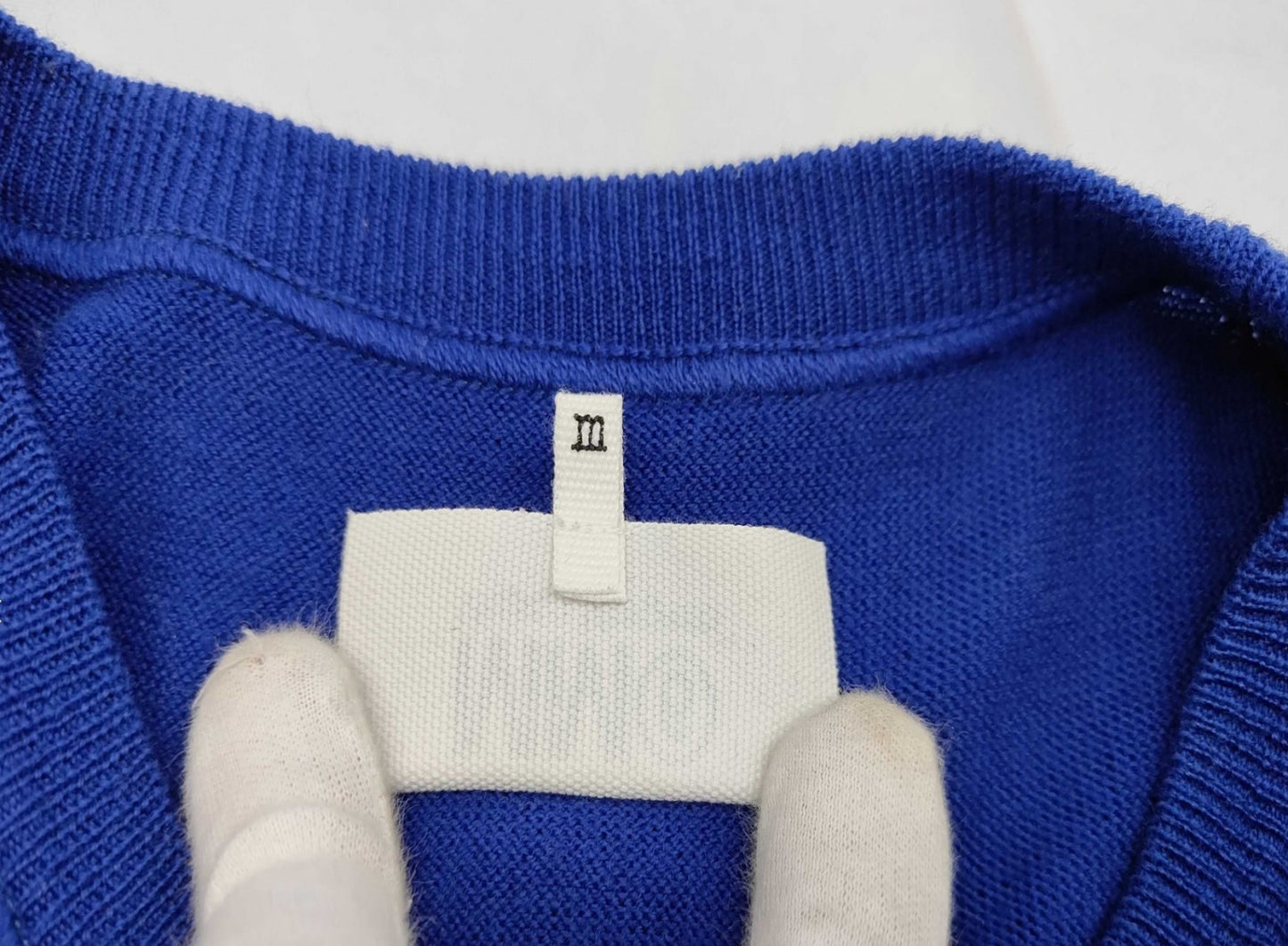 MM6 Maison Margiela Blue Black Colorblock Knit Dress Women's Size M Romania