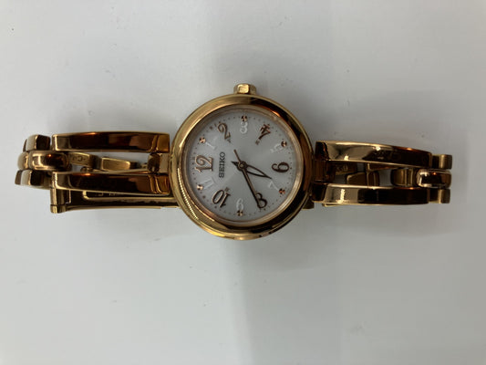 セイコーSEIKO １Ｂ２１ー０ＡＣ０ ソーラー電波腕時計 ケース幅２５ｍｍ 腕周り１３．５ｃｍ レディース取扱説明書付 送料無料