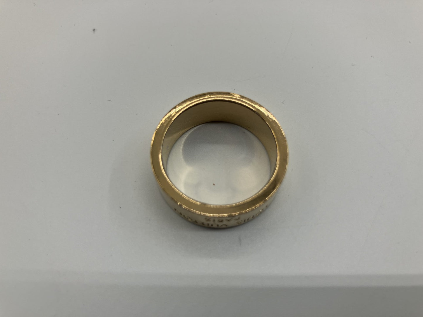 Louis Vuitton M00514 Berg LV Instinct OB0262 Ring L GP Gold Size L (21) (61) (US 10) Free Shipping 