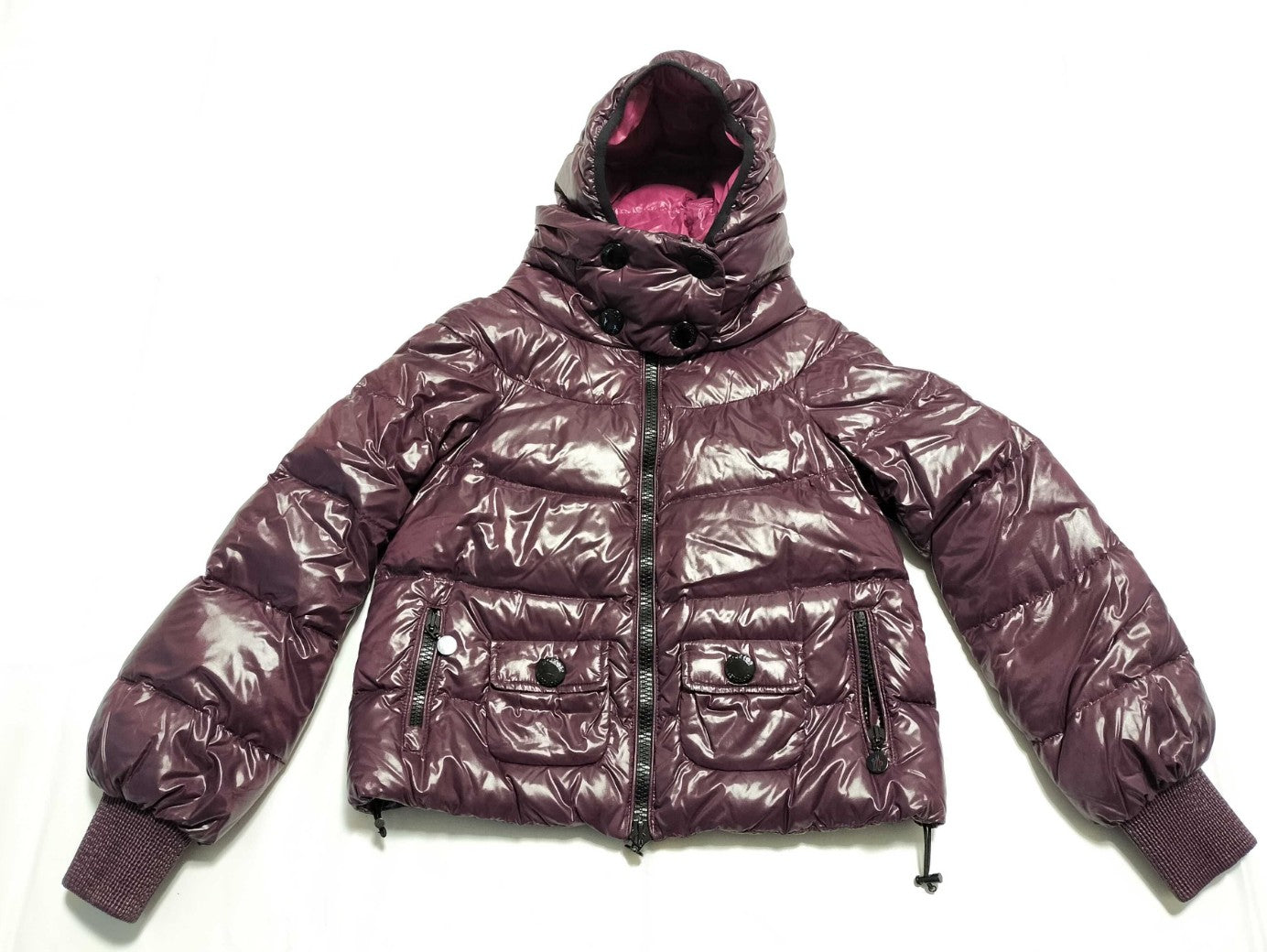 MONCLER CLUNY GIUBBOTTO Down Jacket Burgundy
