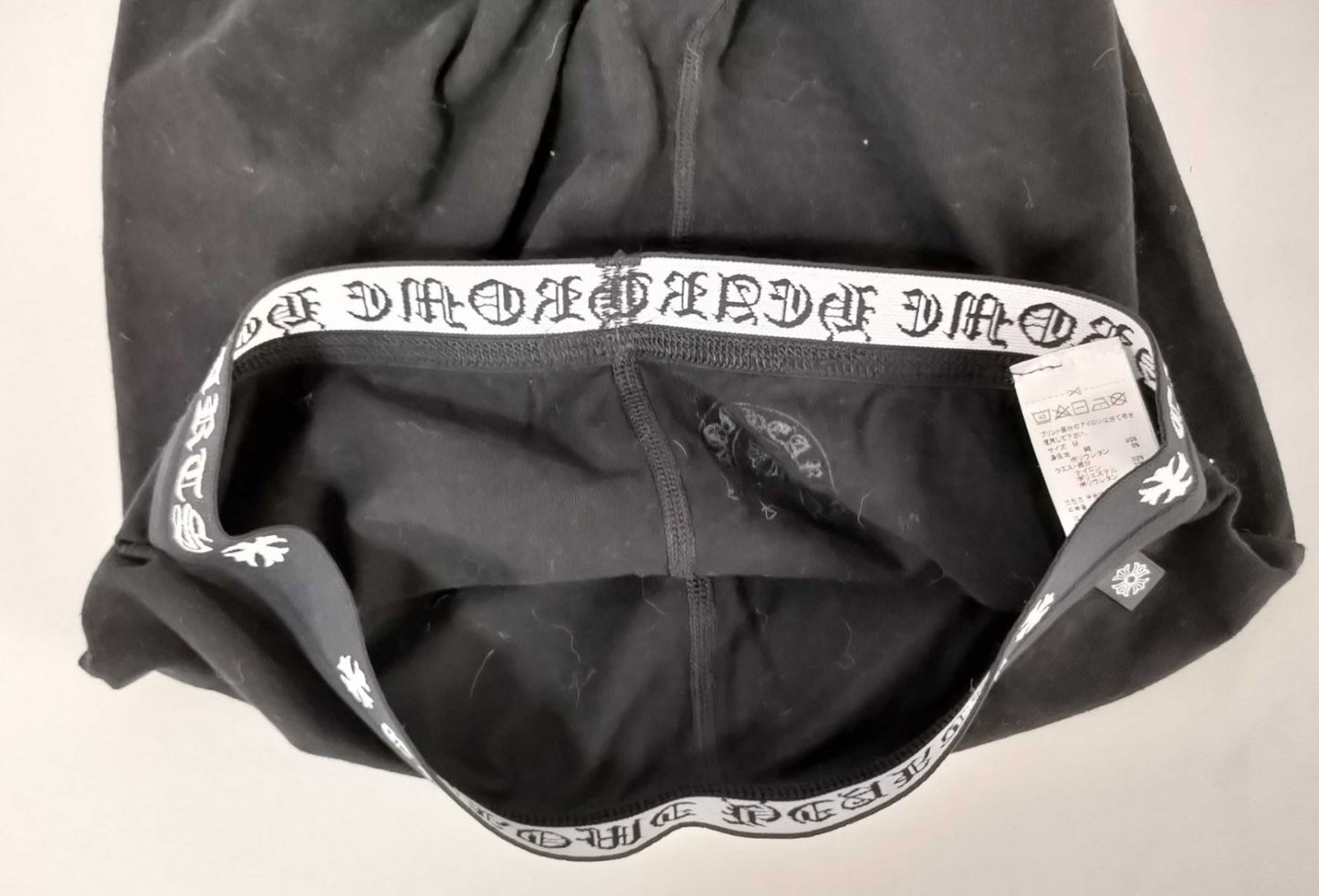 Chrome Hearts Logo Waist Leggings Pants Black Size M Japan Women's