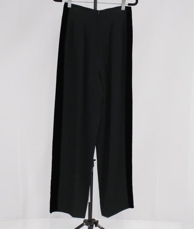 Valentino Garavani Pants Black Side Stripe Size 42 Italy Women's Trousers