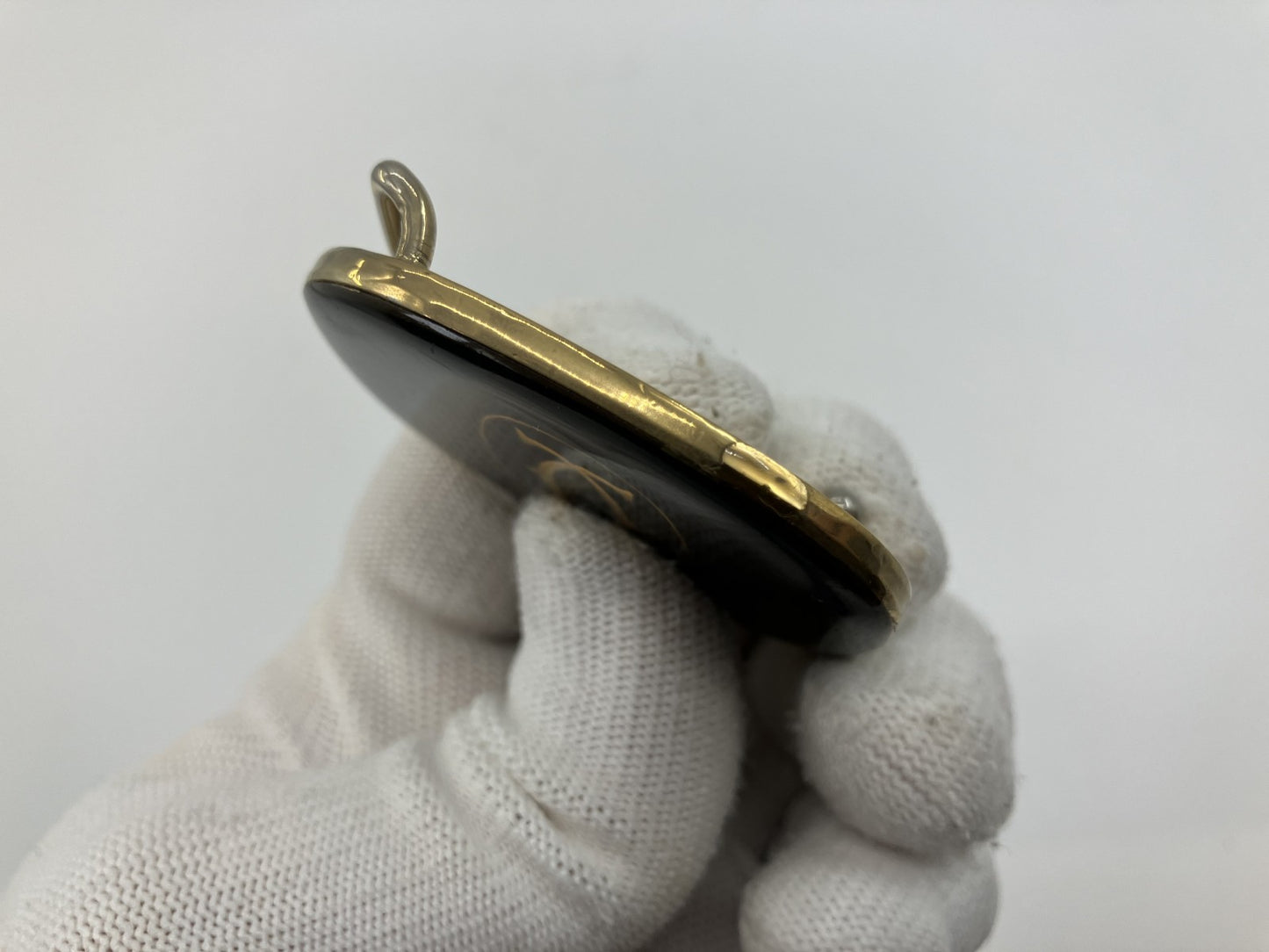 カルティエ バックル 黒 5.4×4.8ｃｍ（2.13×1.89インチ） 送料無料