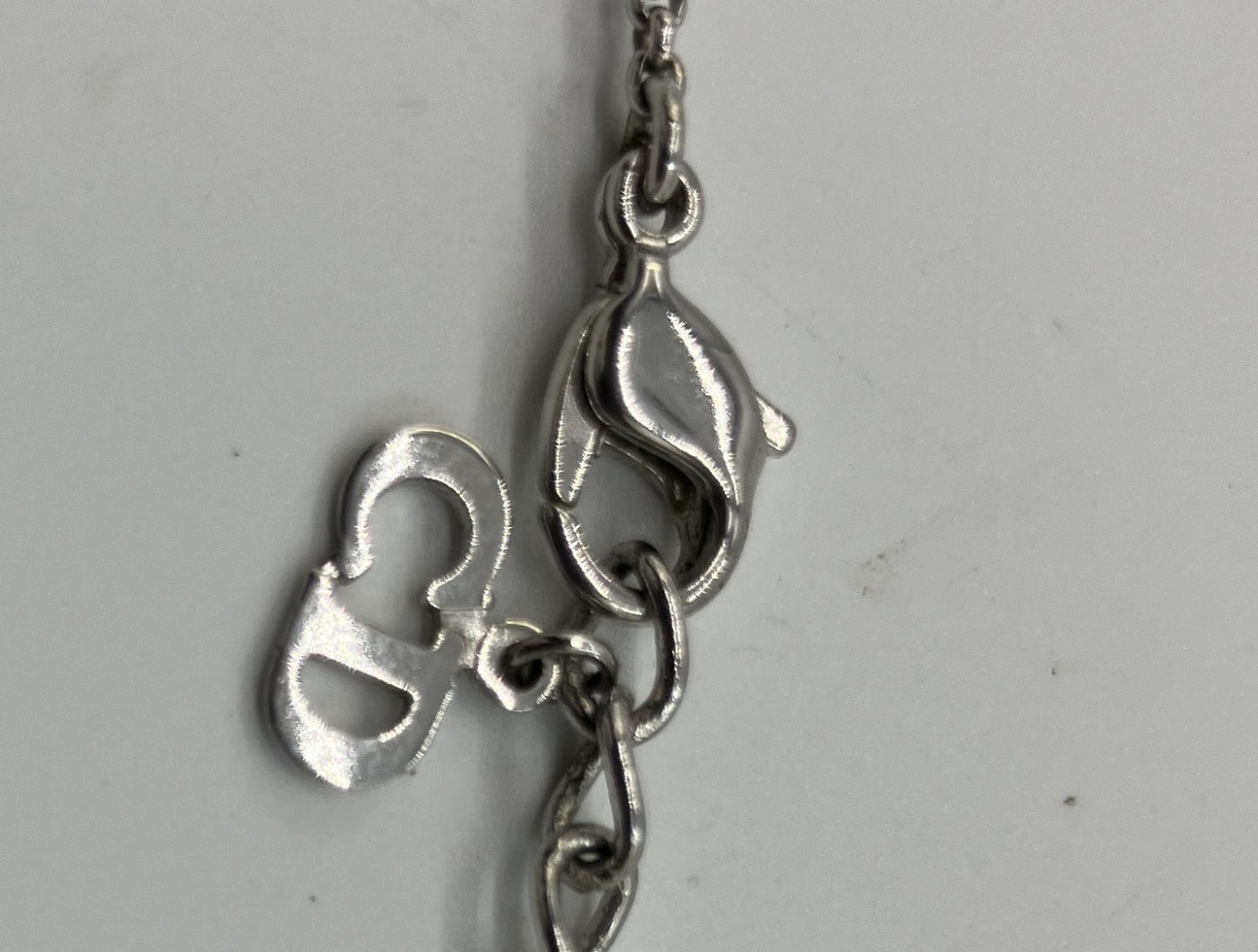 Ｃｈｒｉｓｔｉａｎ Ｄｉｏｒ ネックレス ４３ｃｍ（16.93インチ） シルバー 送料無料