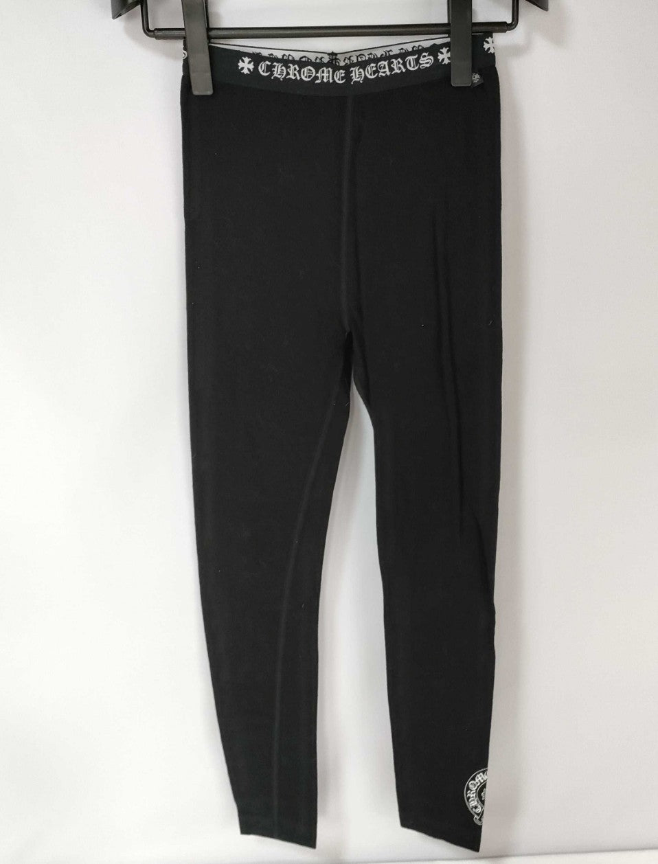 Chrome Hearts Logo Waist Leggings Pants Black Size M Japan Women's