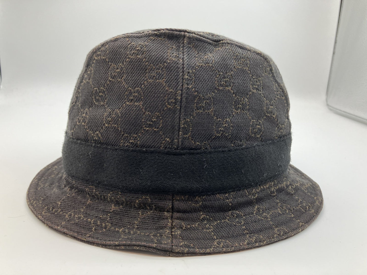 GUCCI hat black size XL free shipping 