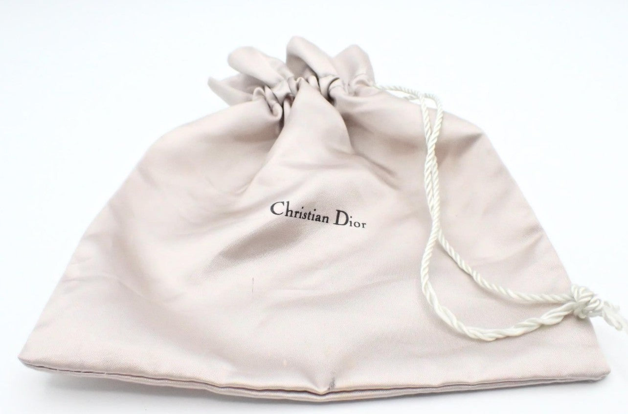 Christian Dior Oblique Trotter Canvas Bracelet D Buckle Wristband w/ Dust Bag