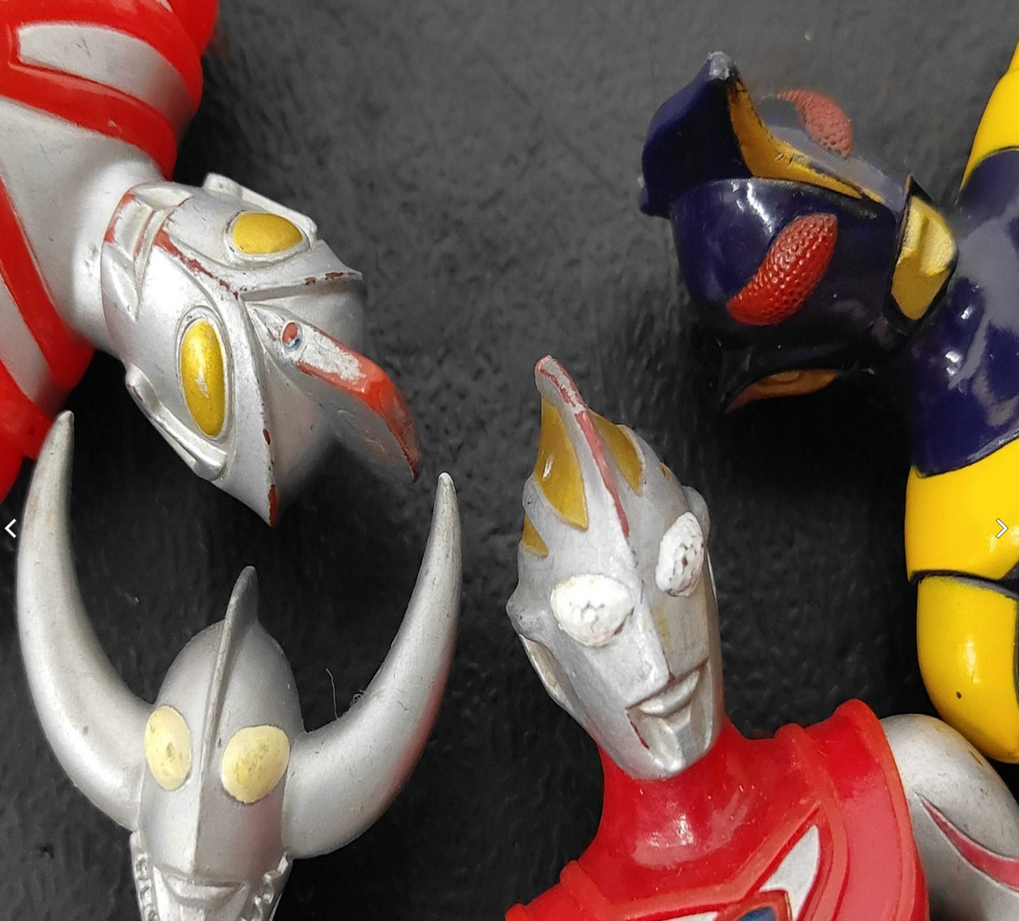 Bandai Ultraman Gaia Ace Father Shadow Sofubi PVC Figure Lot 4 Japan