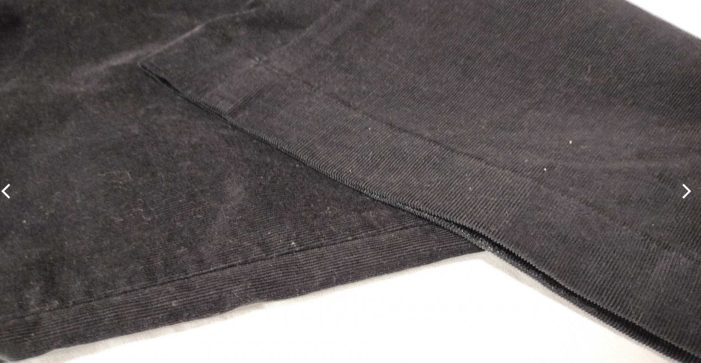 Michael Kors Black Corduroy Bootcut Pants Women Size 2 Flare