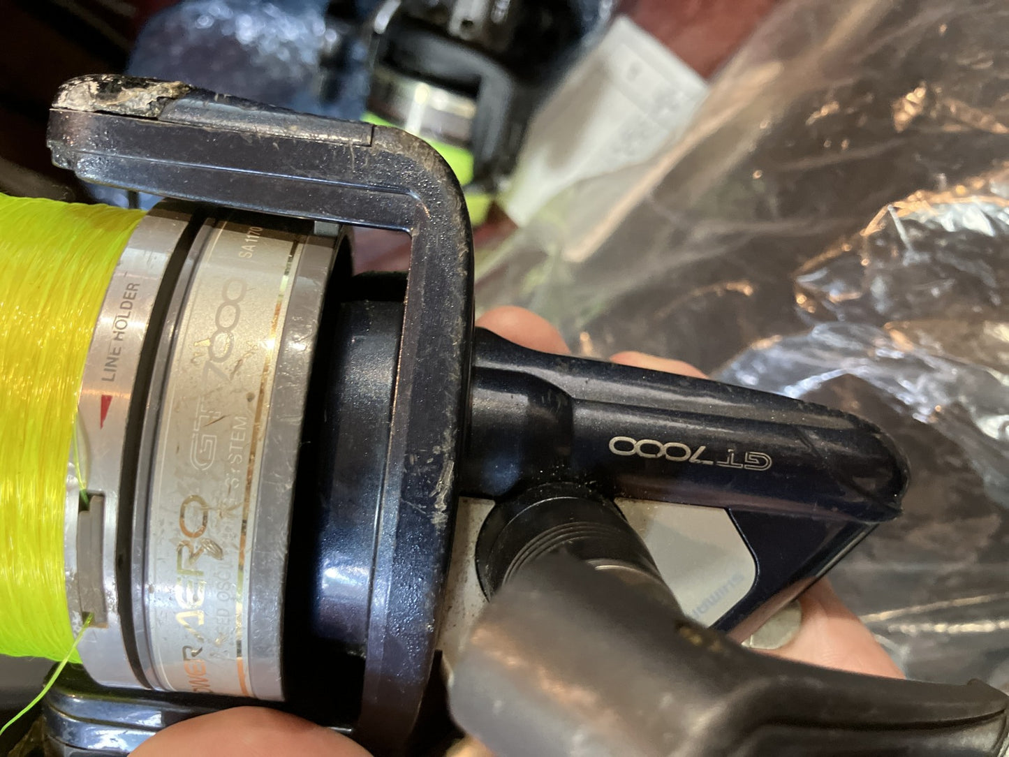 Shimano Power Aero GT7000 GT6000 Spinning Reels 2pcs Surf Fishing Tested