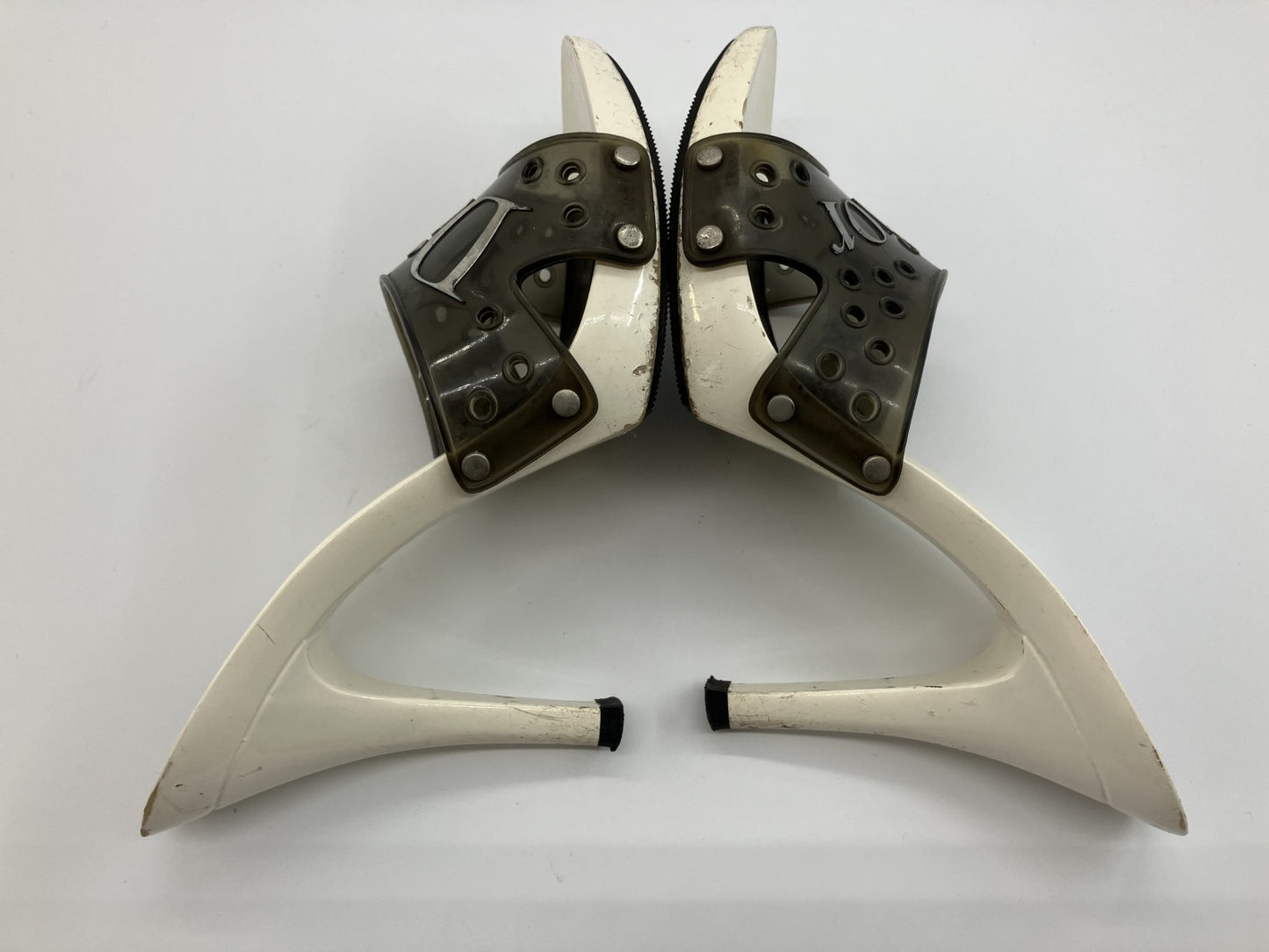 Christian Dior Women's sandals, 36.5 heel height 10cm, white and black with box and bag.