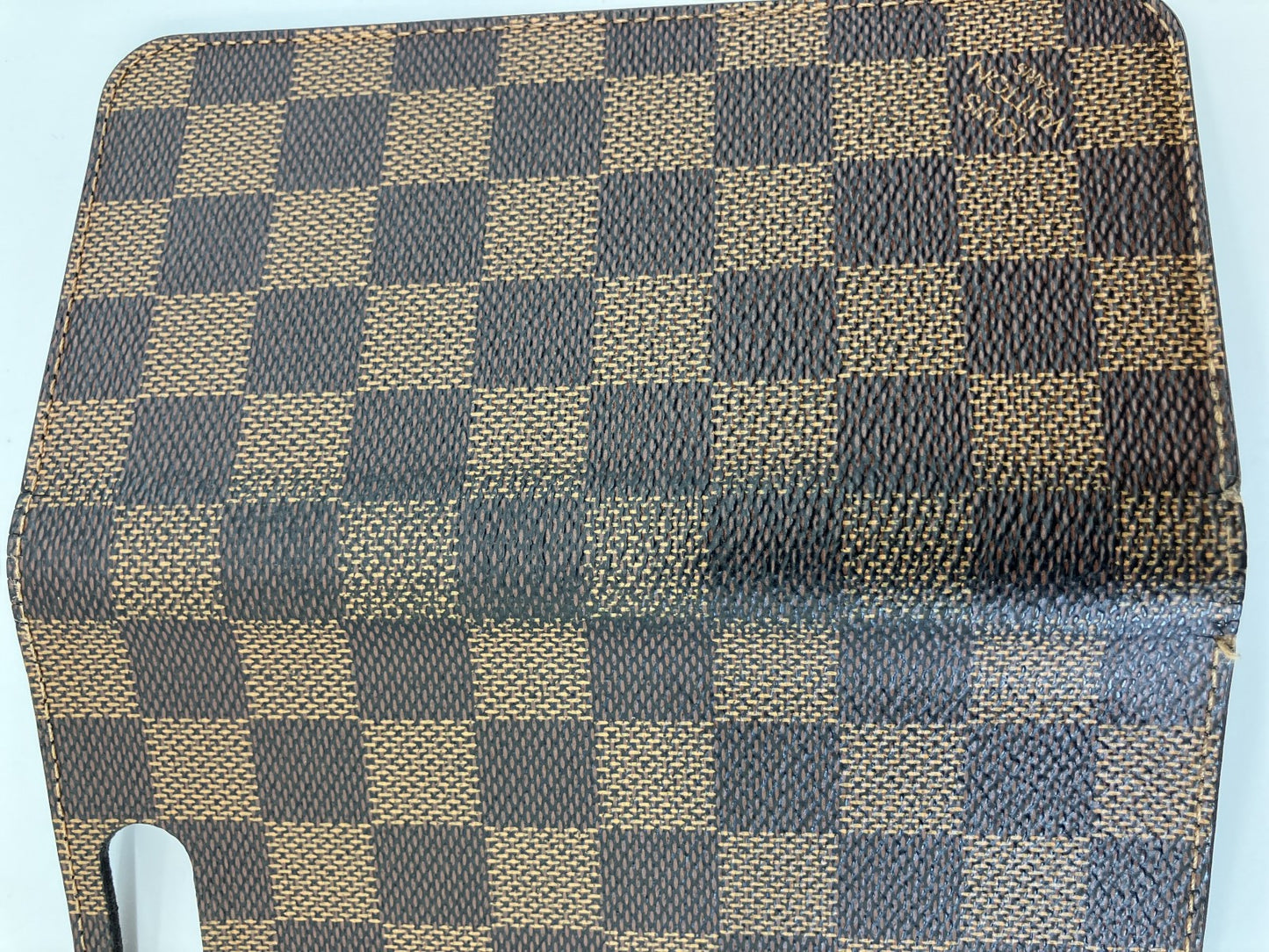 LOUIS VUITTON iPhone 8 Plus Folio (also fits 7 Plus) Mobile Phone Case Damier Ebﾃｨne N61068