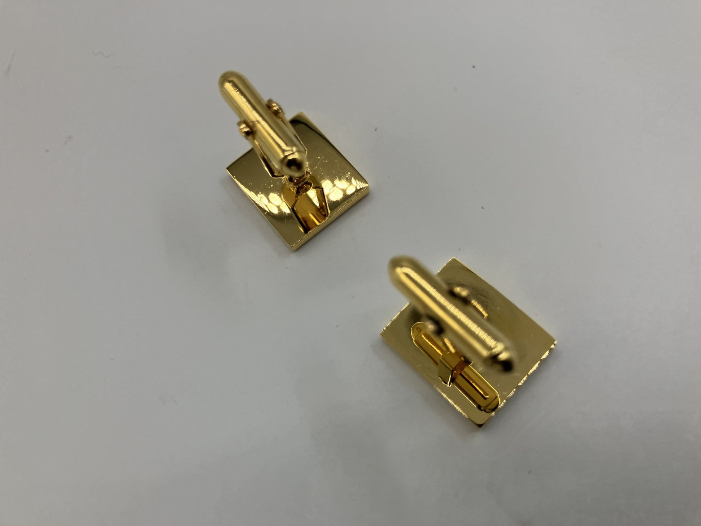 Christian Dior cufflinks and tie pin with case, gold, free shipping 