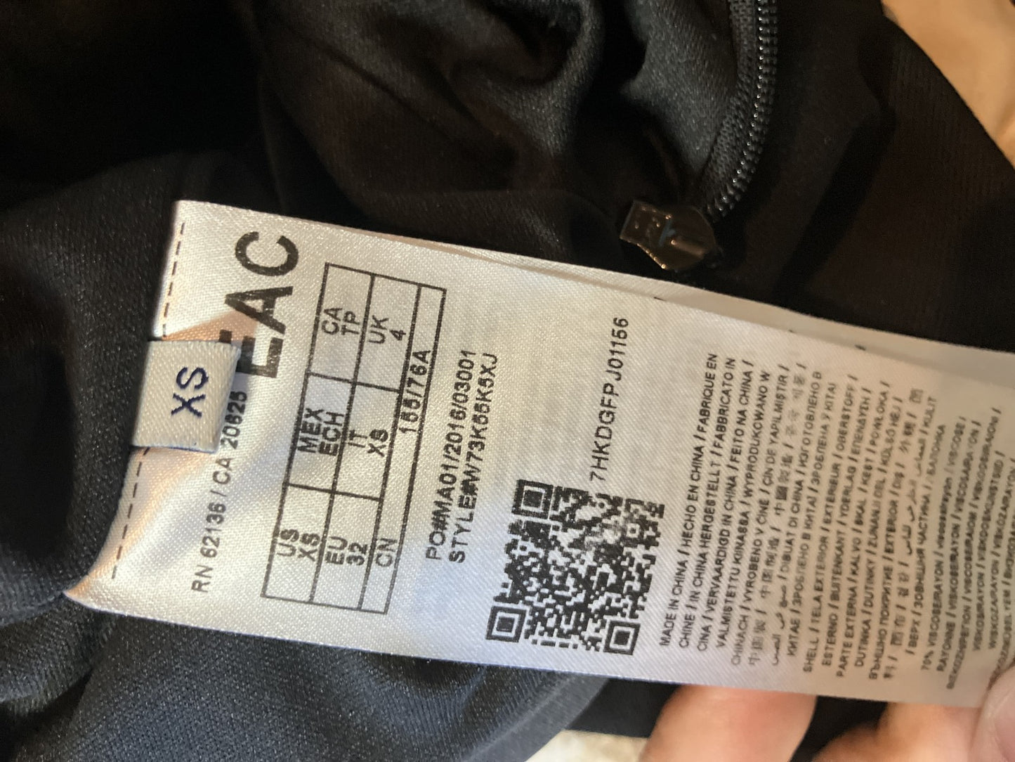 GUESS Sleeveless Lace-Up Dress Black XS