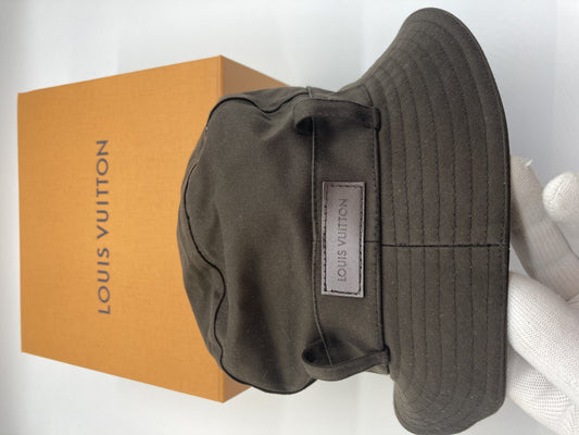 Louis Vuitton Hat Size M Brown Box included Cotton x Polyurethane Free shipping 