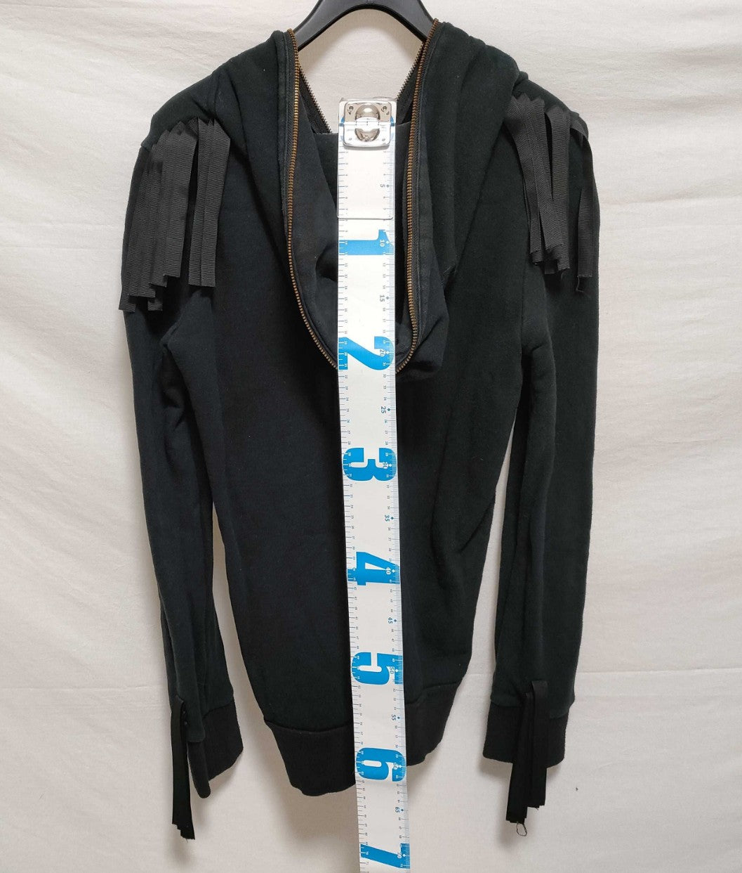 NAMIE AMURO x SHEL'TTER Black Zip Hoodie Ribbon Women's Free Size Japan