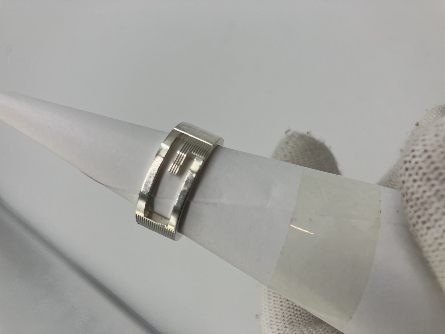 GUCCI G Ring Silver #17 (US 8.5)(57)