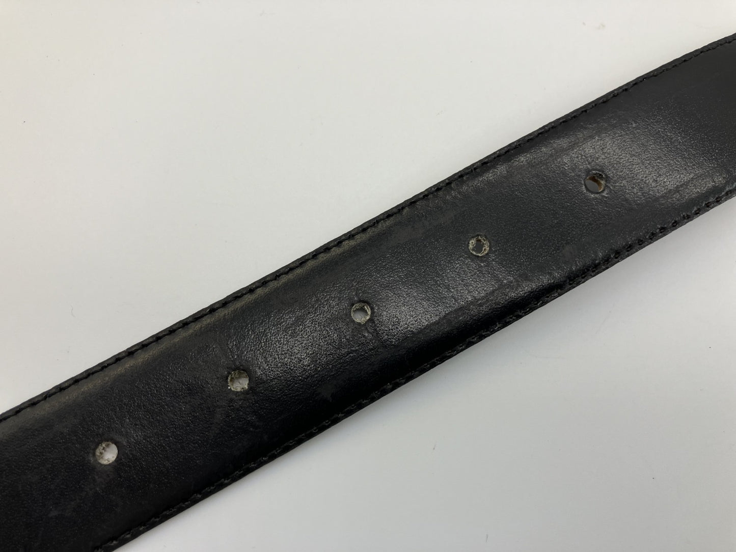 Christian Dior Belt Buckle x 2 Black & Gold Length 100cm