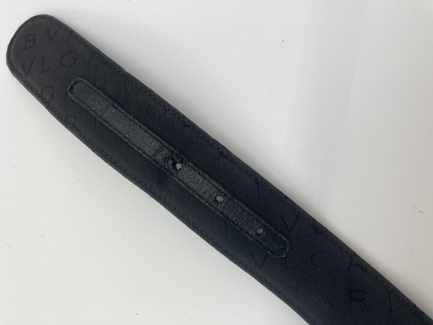 BVLGARI silver circle buckle belt, length 98cm