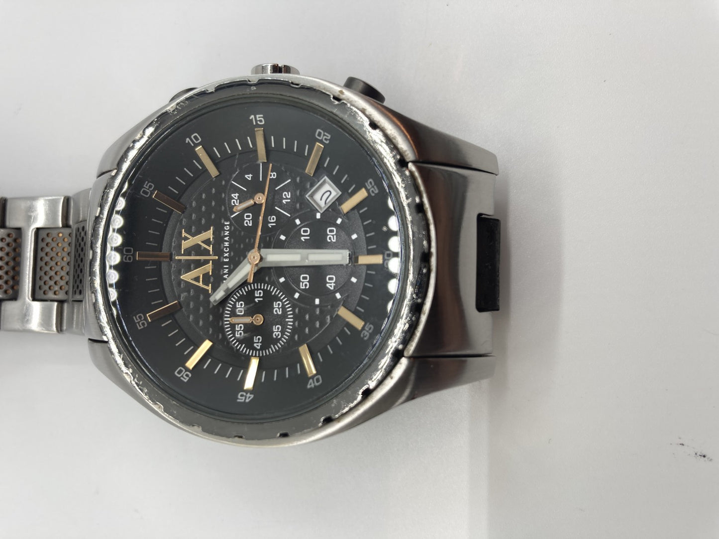 Armani Exchange AX1093 SS Men's Case Width 45mm Wrist Circumference 16.5cm with Box