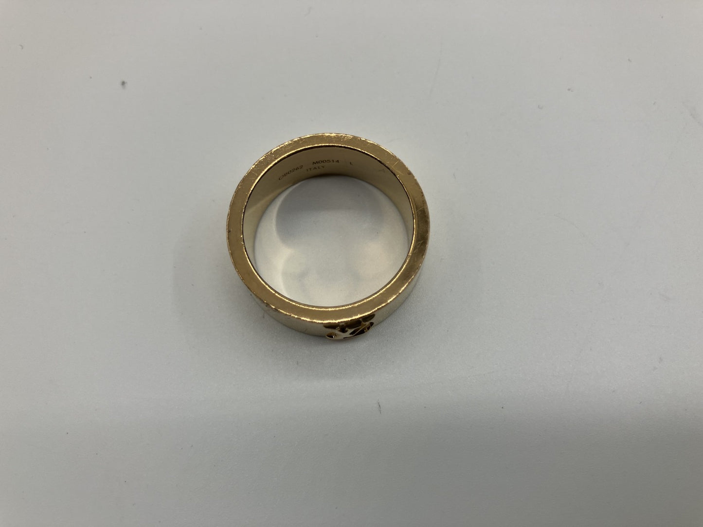 Louis Vuitton M00514 Berg LV Instinct OB0262 Ring L GP Gold Size L (21) (61) (US 10) Free Shipping 