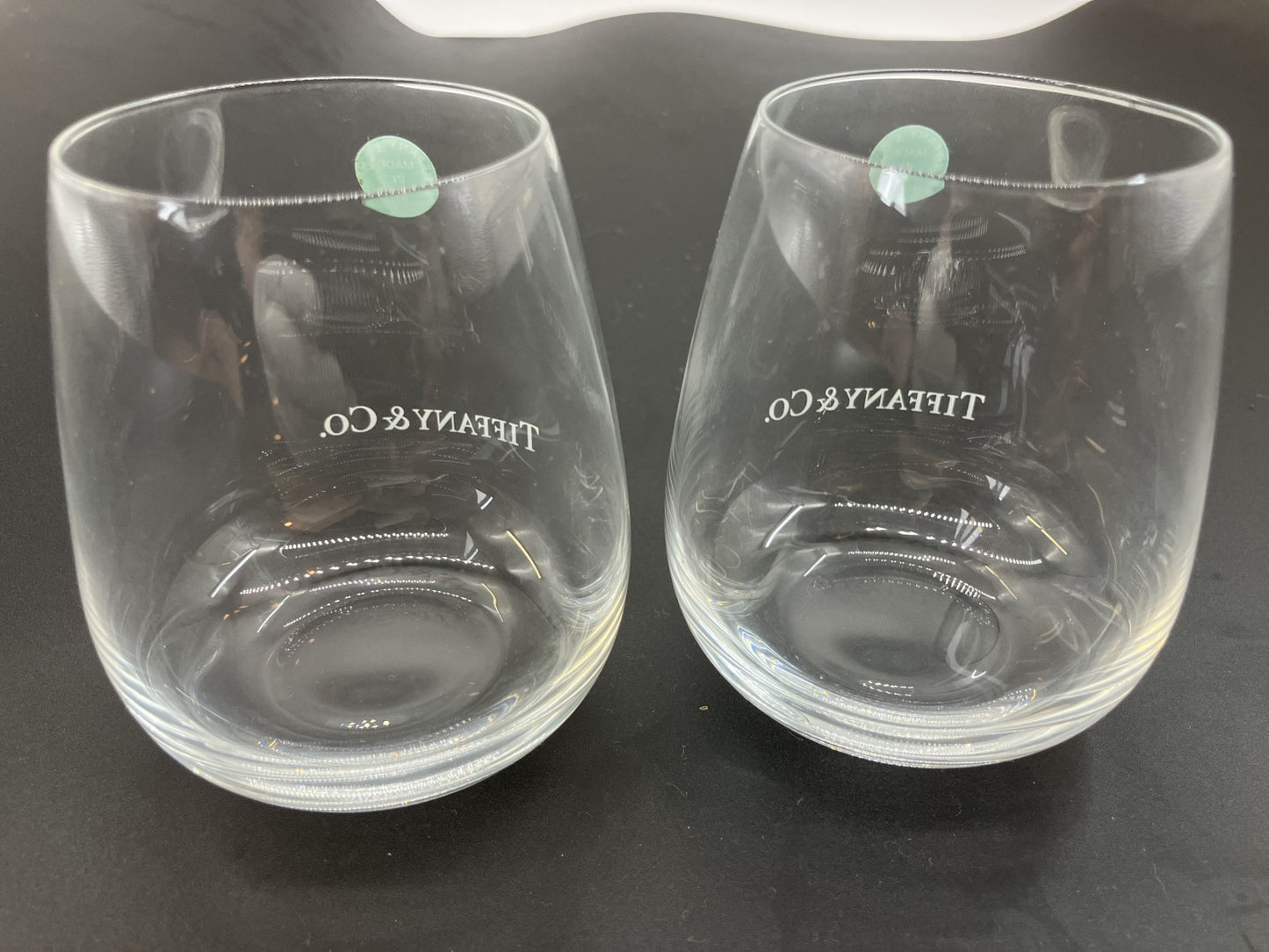 ティファニーグラス・直径５．５ｃｍ 高さ９ｃｍ 送料無料 箱付