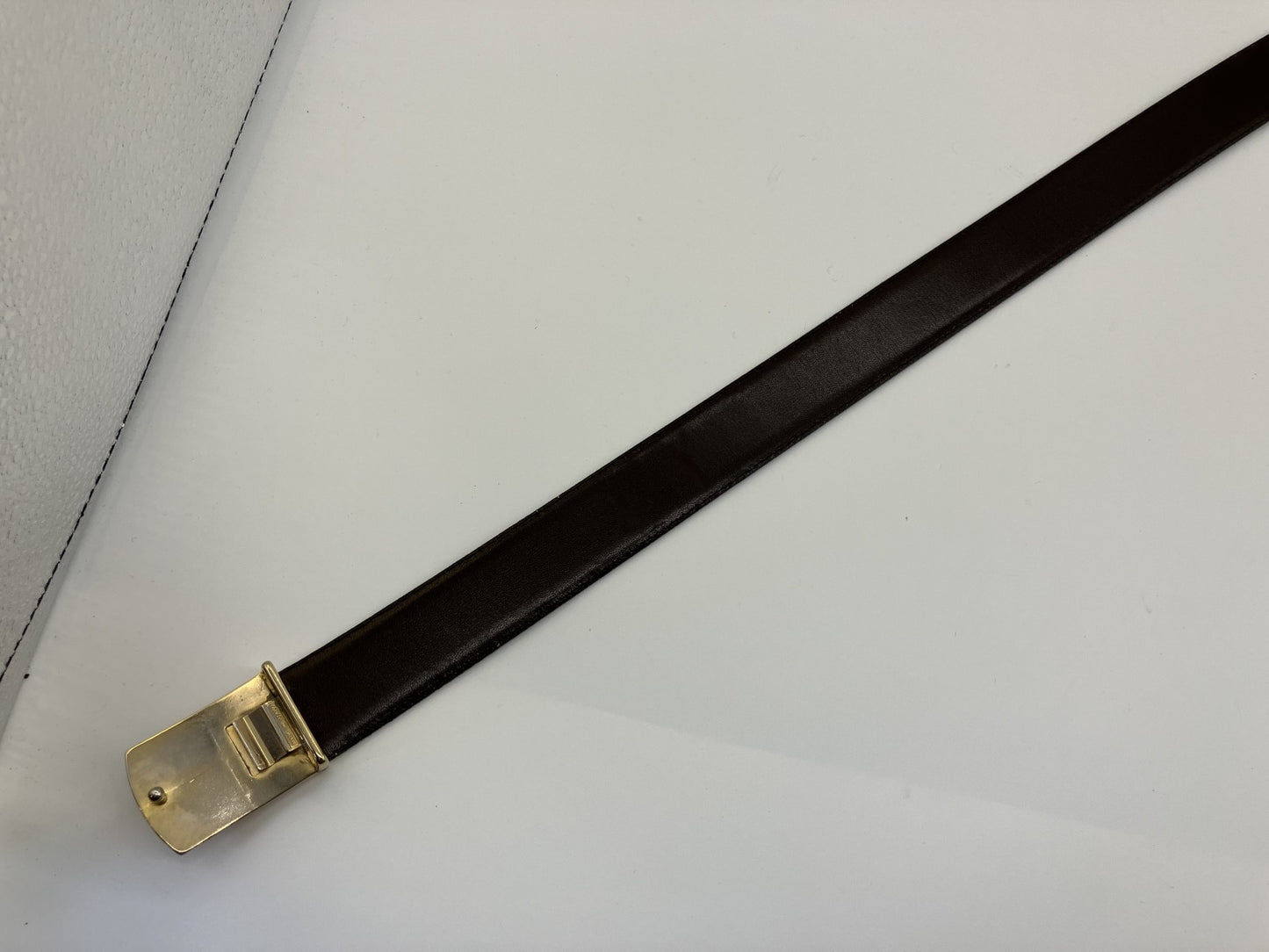 Christian Dior Belt Buckle x 2 Black & Gold Length 100cm