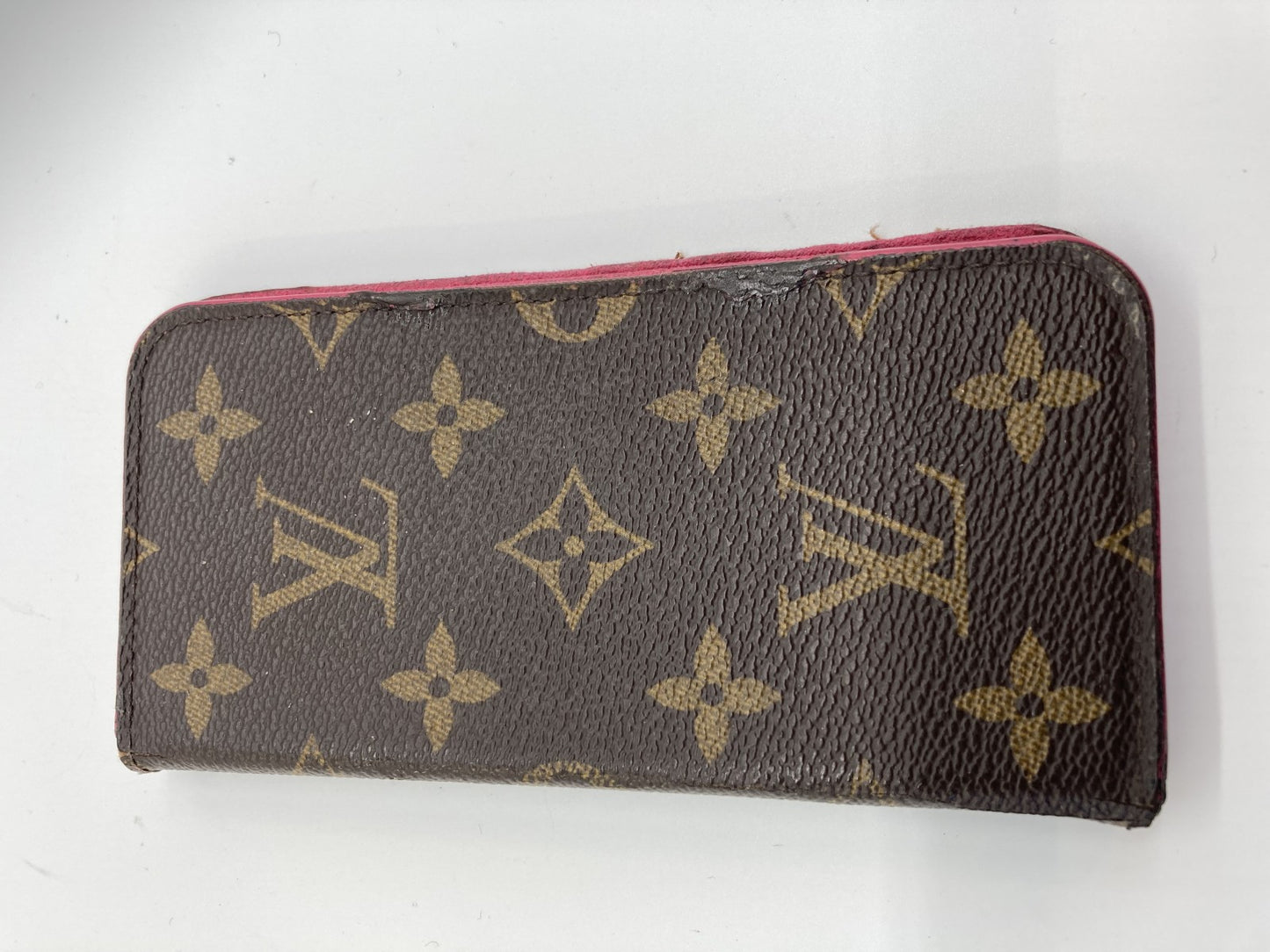 เคส iPhone Louis Vuitton Monogram iPhoneX Folio Rose M63444 จัดส่งฟรี 