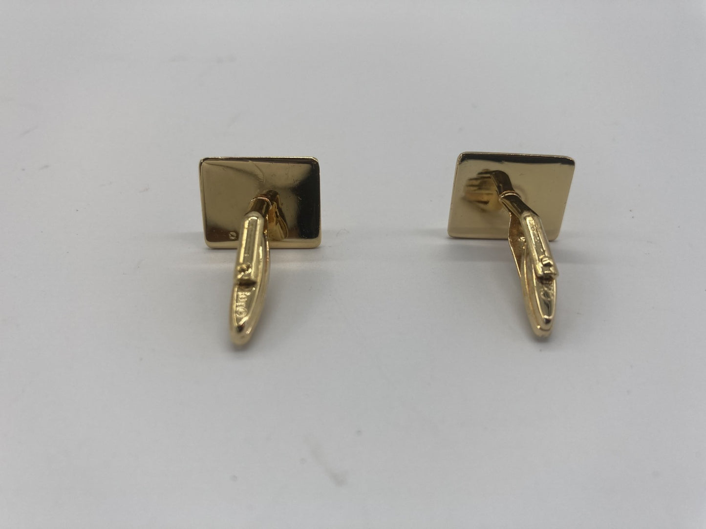 Christian Dior Cufflinks Black &amp; Gold Boxed Free Shipping 