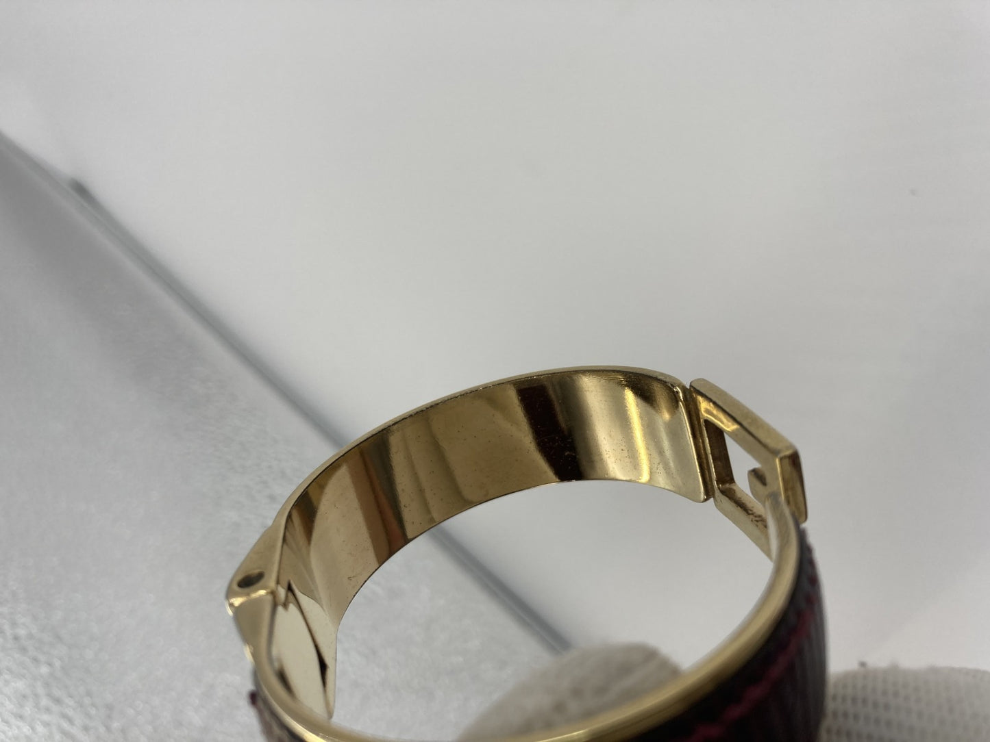 Gucci Bracelet/Bangle GG Purple &amp; Gold Arm circumference approx. 18cm Free shipping 