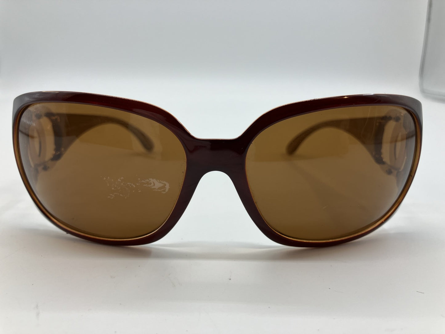 Chanel sunglasses brown 6014 with case free shipping 