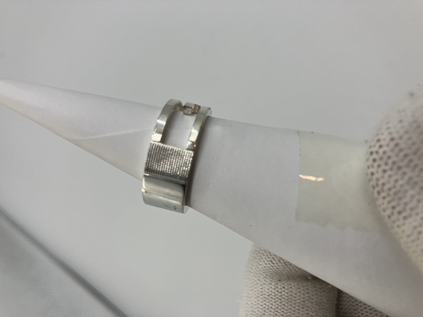 GUCCI G Ring Silver #17 (US 8.5)(57)