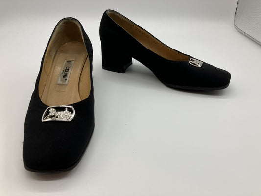 Celine Pumps Black (JP35)(US 5.5)(22.5cm)(8.86 inch) Free Shipping 