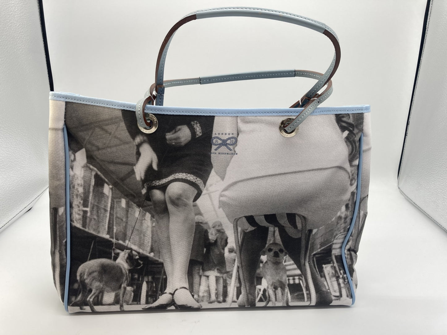 Anya Hindmarch handbag tote bag dog pattern free shipping 