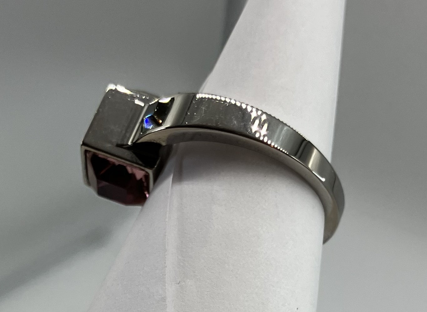 LOUIS VUITTON LV Collier Gamble Silver Ring M65229 GL0163 Size M (JP13) (US 6.5) (53) Free Shipping 