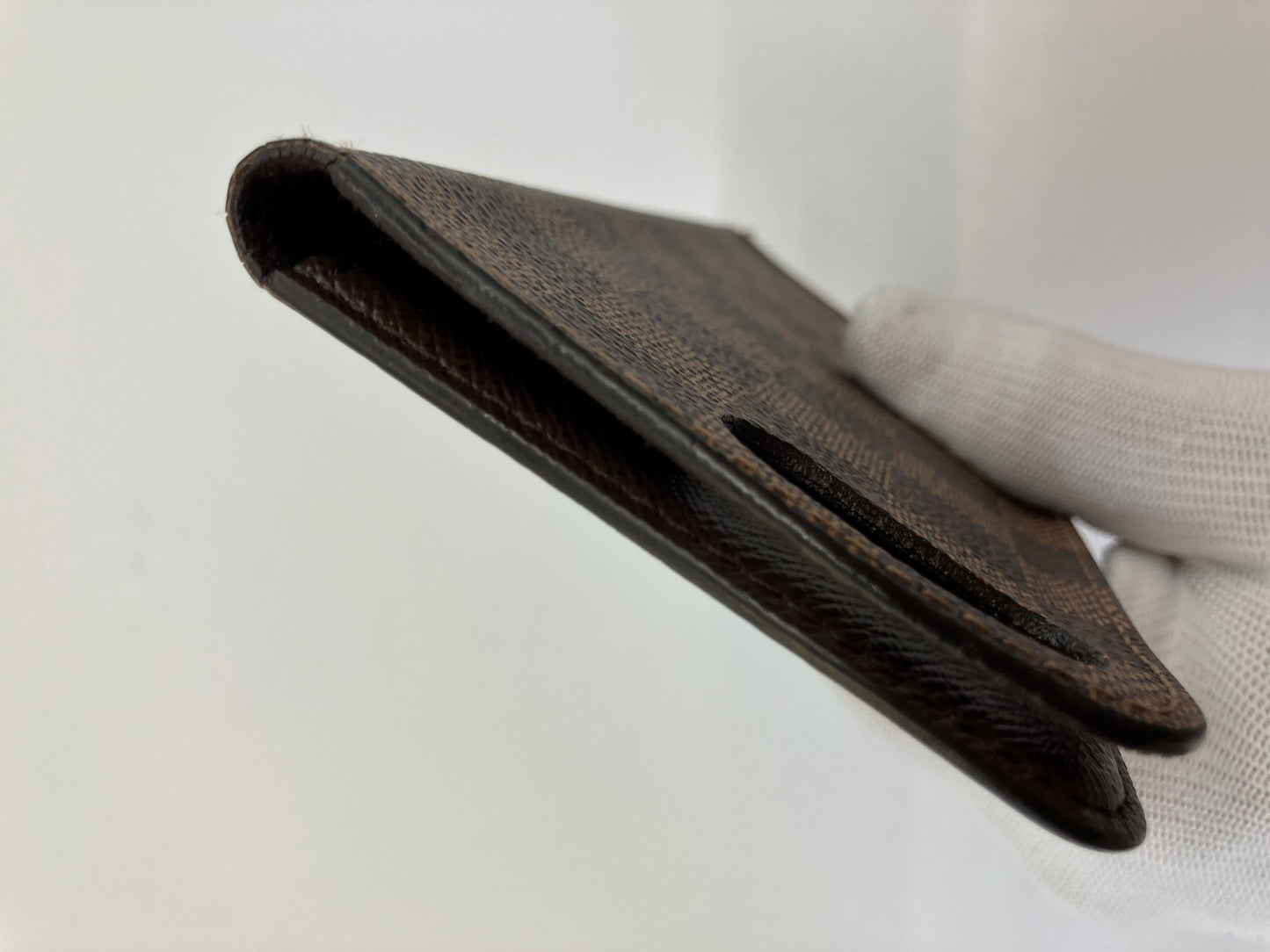 LOUIS VUITTON iPhone 8 Plus Folio (also fits 7 Plus) Mobile Phone Case Damier Ebﾃｨne N61068