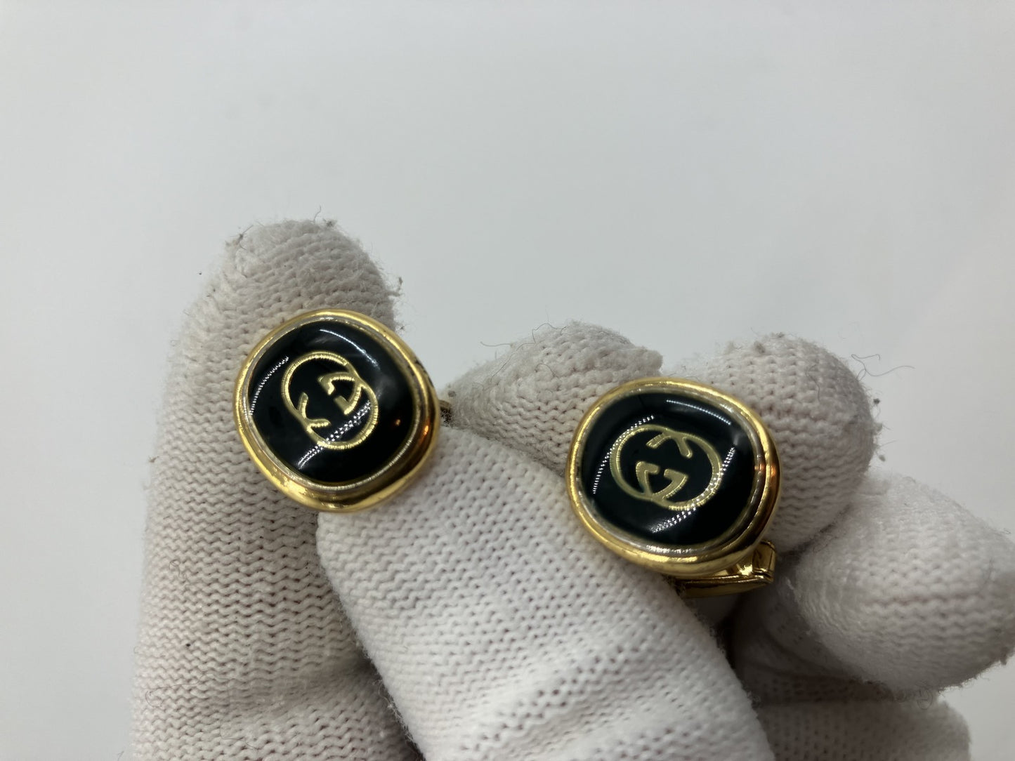 Gucci Cufflinks Gold & Black