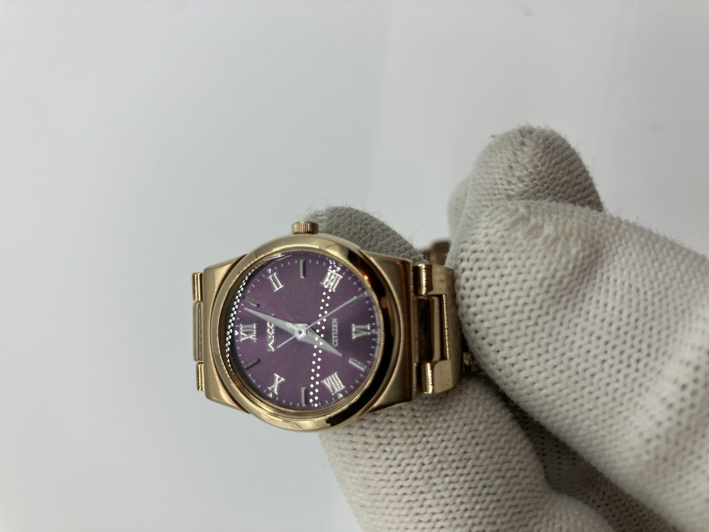 シチズン ＷＩＣＣＡ 腕時計 ＱＺ ５９３０－Ｌ２０８０８ ケース幅約２２ｍｍ 腕周り約１５ｃｍ 余り駒３個 レディース