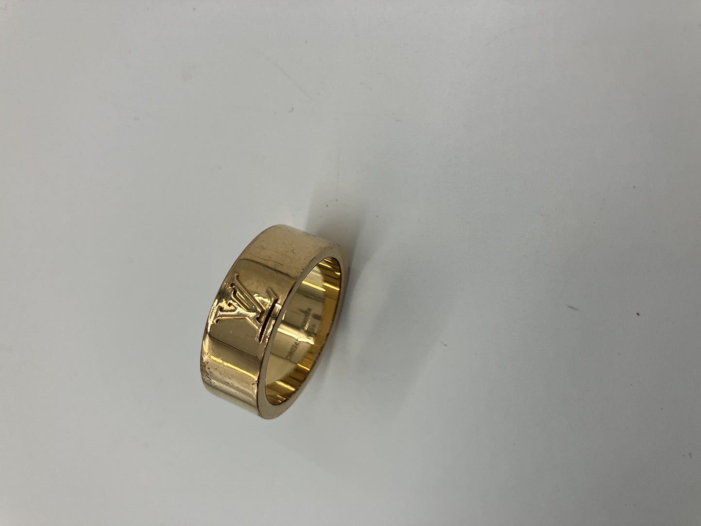 Louis Vuitton M00514 Berg LV Instinct OB0262 Ring L GP Gold Size L (21) (61) (US 10) Free Shipping 