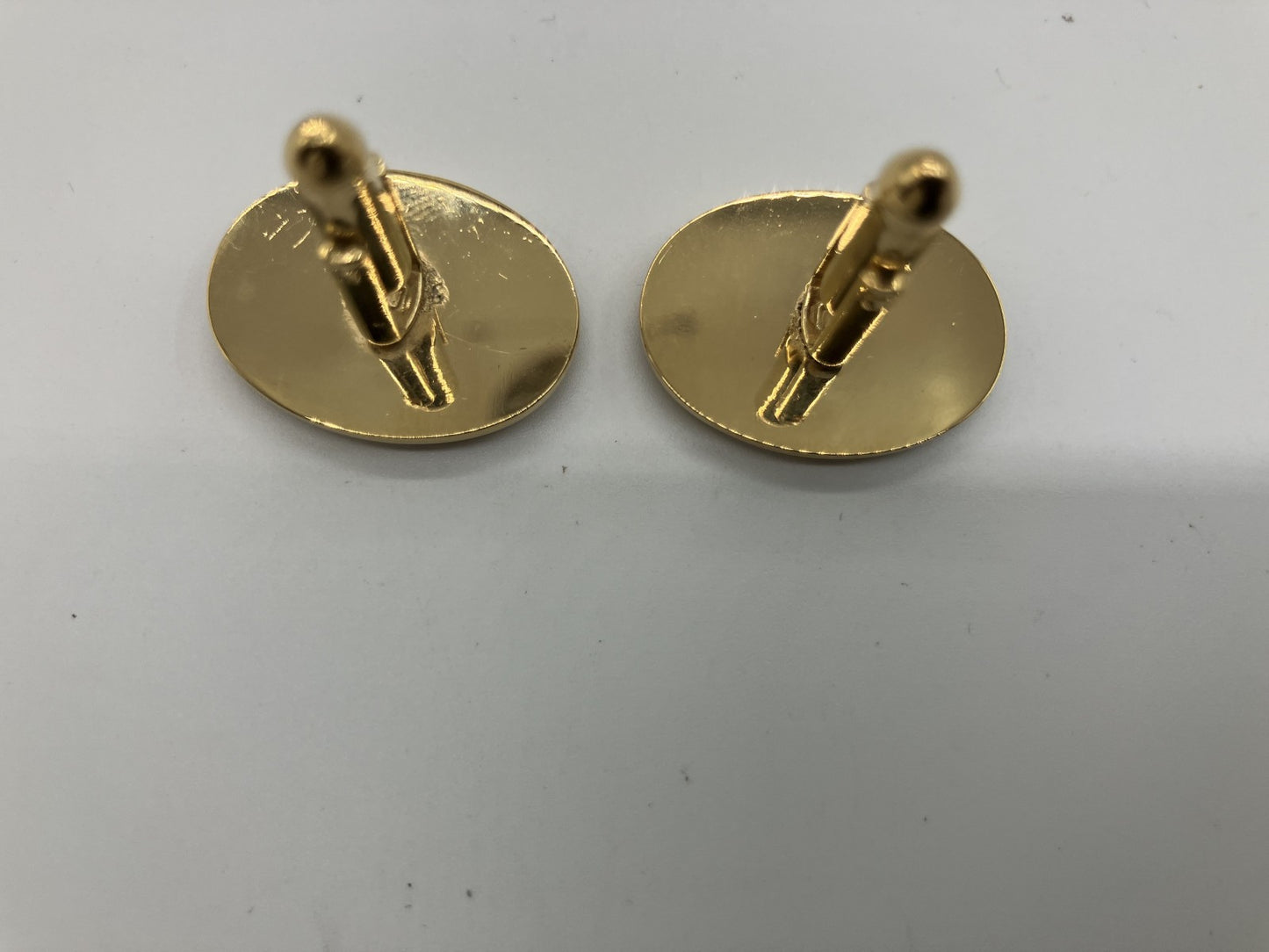 OMEGA cufflinks, large size, gold and silver, with external box